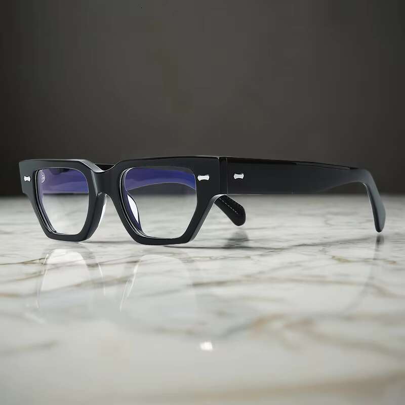 High Quality Rectangular Thick Men's Acetate Fashion Optical Eyeglass Frame