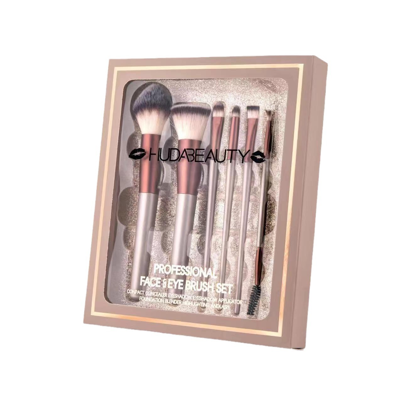 six-pack makeup brush color boxed brush cover brush eyeshadow brush eyebrow brush foundation brush highlight brush directly from the manufacturer