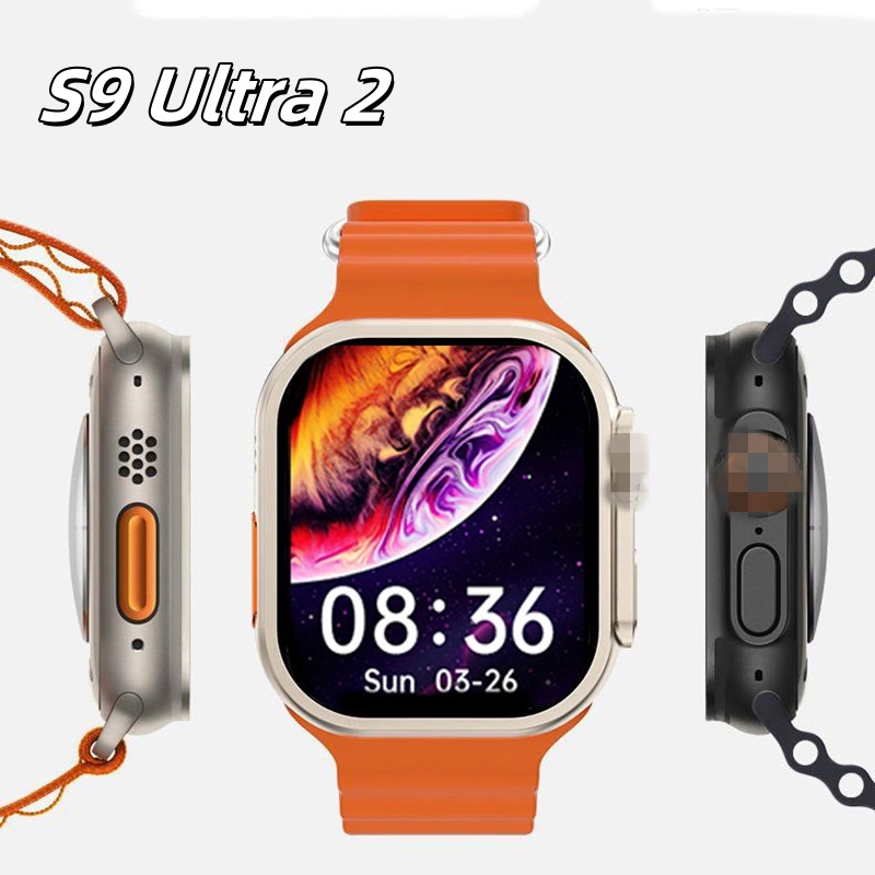 Ultra 2 Smartwatch with Durable Strap for Men and Women Compatible, Comprehensive Health Tracking