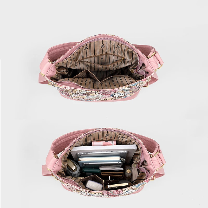 Fashion trend multifunctional womens shoulder bag handbag womens comfortable PU leather backpack women 250427