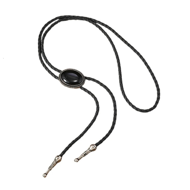 Delicate Gemstones Bolo Tie Cowboy Necktie Western Bolo Tie for Shirt 250430