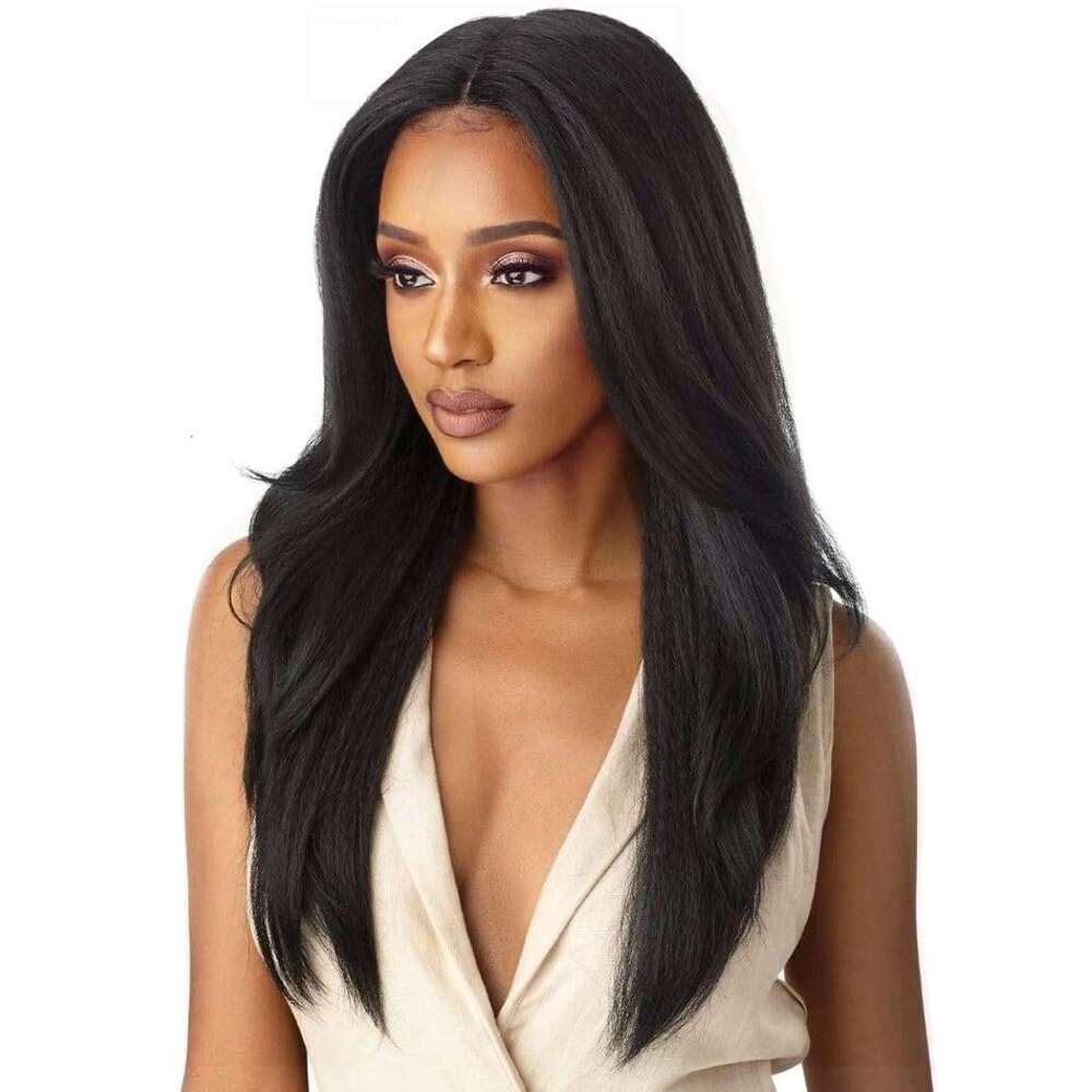 Outre Synthetic Lace Front Wig (Soft & Natural) - NEESHA 203 (Color:1B Off Black)