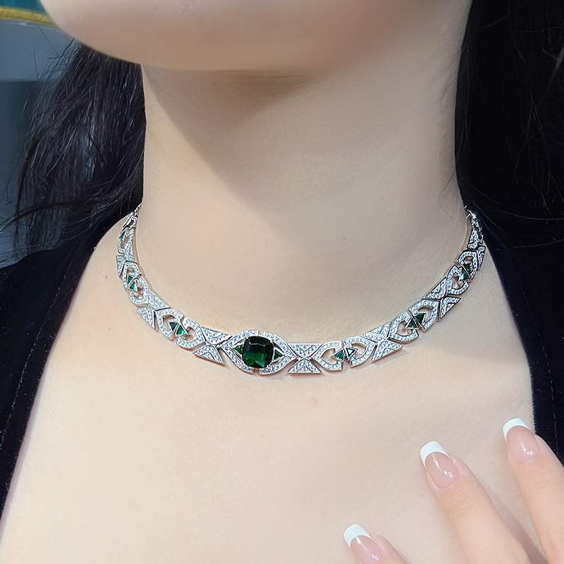 New fashion heavy industry original design elegant temperament ladies wedding dress luxury accessories necklace Free shipping