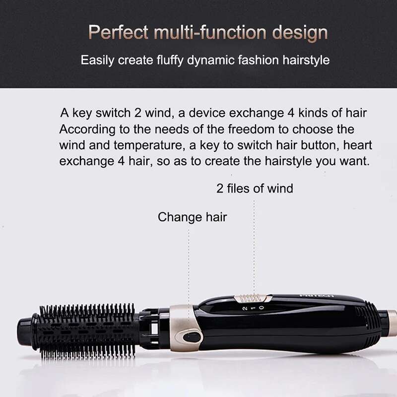 High quality Leafless profession salon styling devices anion 4 in1 hot Hair straightener multifunction hair dryer