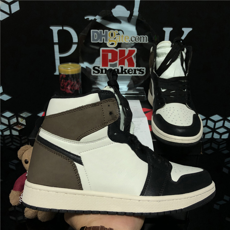 Wholesale Top Quality Designer Basketball Shoes Classical University Blue Men Women Sports Shoe OG Lost Found Mocha Washed Pink Outdoor Massage Sneakers With Box