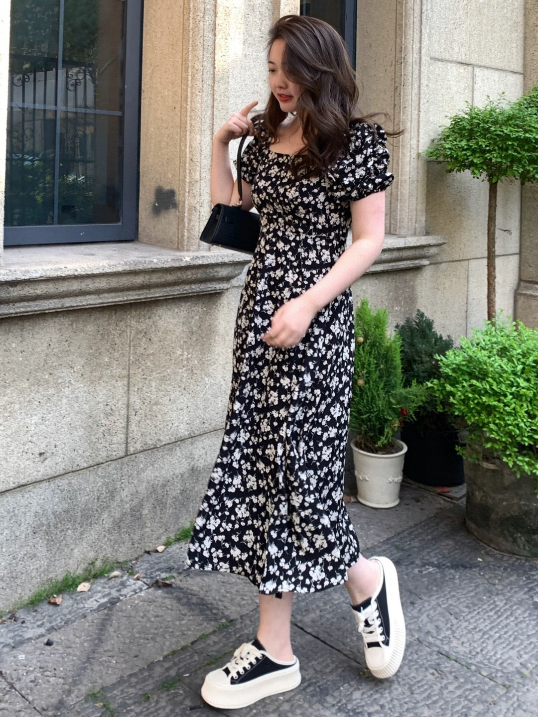 2025 Floral Dress Fashion Week Show Customized Fashion Tailored clothing womens Fashion Paris.M339