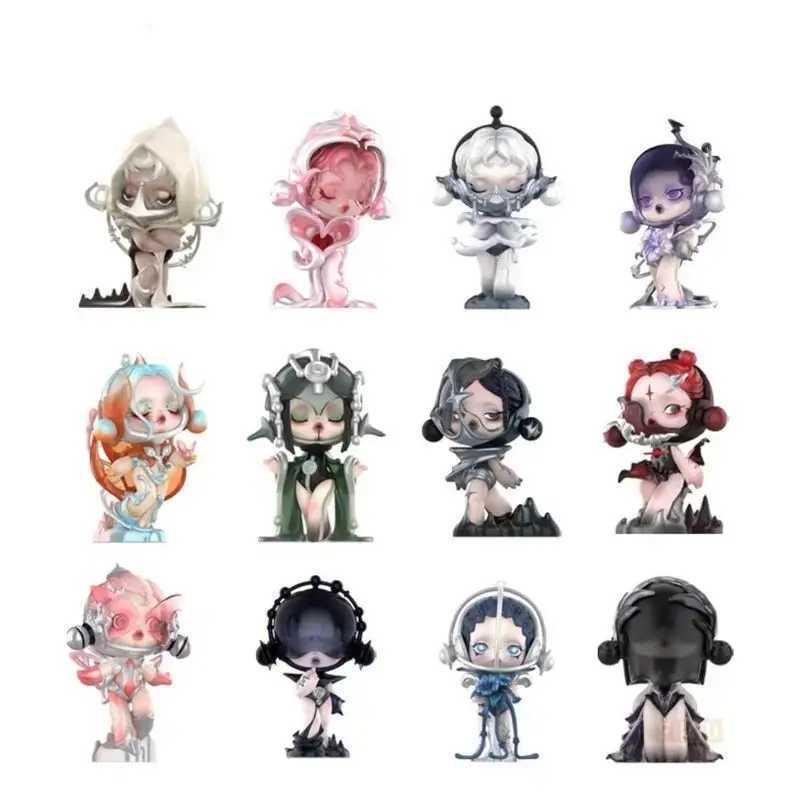 New Pop Music Market Skullpanda Sound Series Fashion Mystery Blind Box Cute Animation Surrounding Action Characters Cute Models Doll Toys GiftsT250430