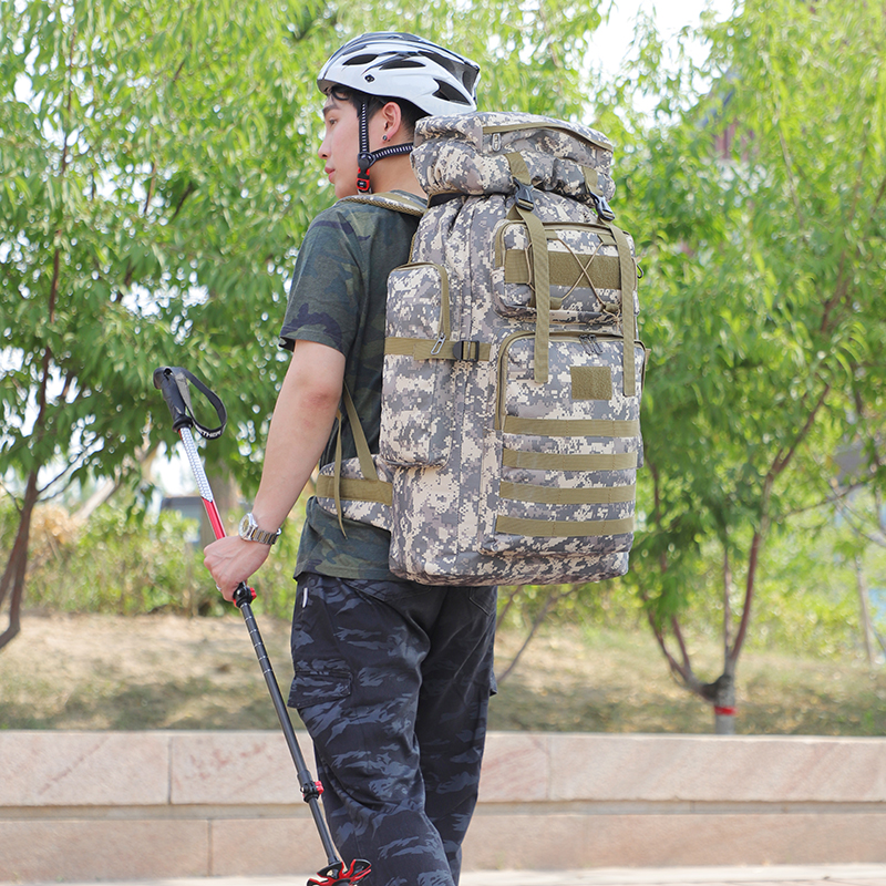 tactical hiking backpack tactical multipurpose camouflage pattern hiking backpack multiple compartments versatile storage outdoor backpack for travel 
