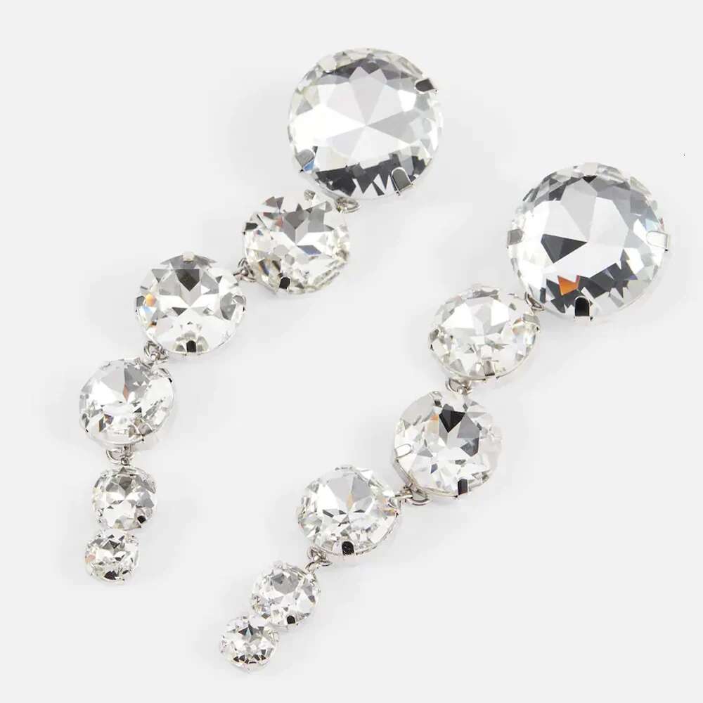 Stonefans Fashion Round Crystal Jewelry Sets Wedding Accessories Rhinestone Dubai Bridal Necklace Earrings Set For Women