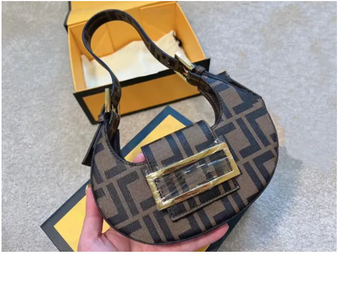 Luxurys clutch Cookie Shoulder Bag Mini Classic Genuine Leather handbags Detachable Designer Women's men wallet handbag tote crossbody Bags White Split 668