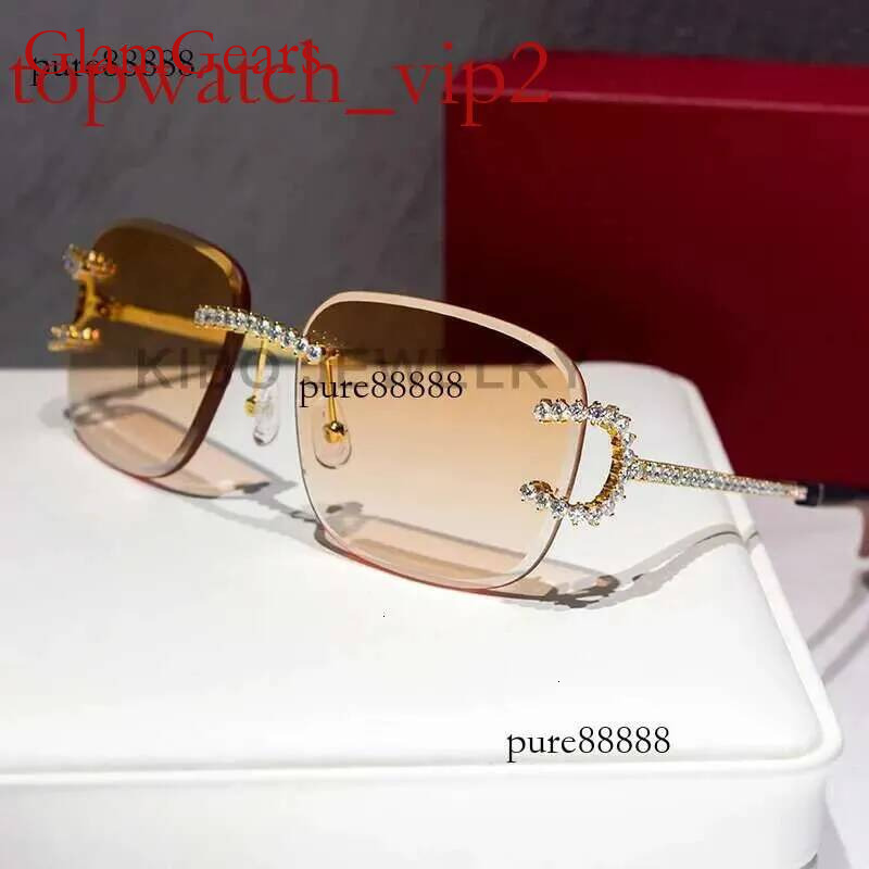 2025KIBO Gems Personal Custom Hip Hop Rapper Decorative Type VVS Moissanite Sunglasses For Men Glasses