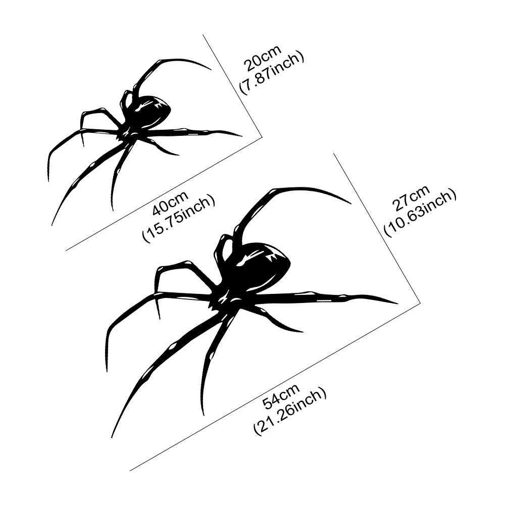 Universal mysterious spider pattern vinyl car sticker suitable for all cars car body stickers creative tuning accessories artistic stickers H25430