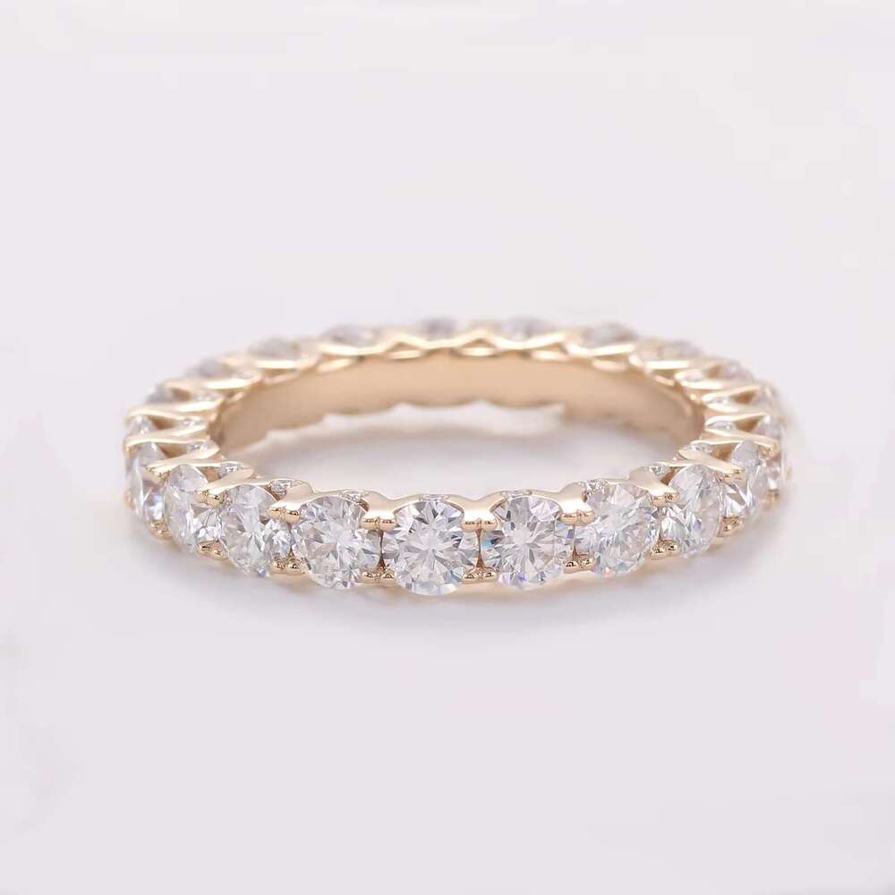 Simple luxurious labgrow eternal with unique design for both men and women, 14k gold filling ring, Valentine's Day wedding ring gift