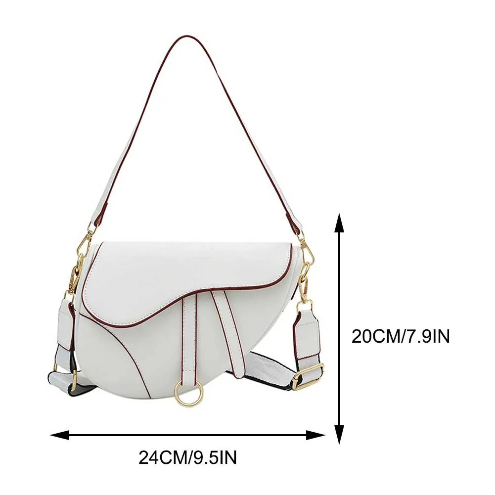 designer bag saddle bag womens fashion crossbody classic shoulder bag printed letters