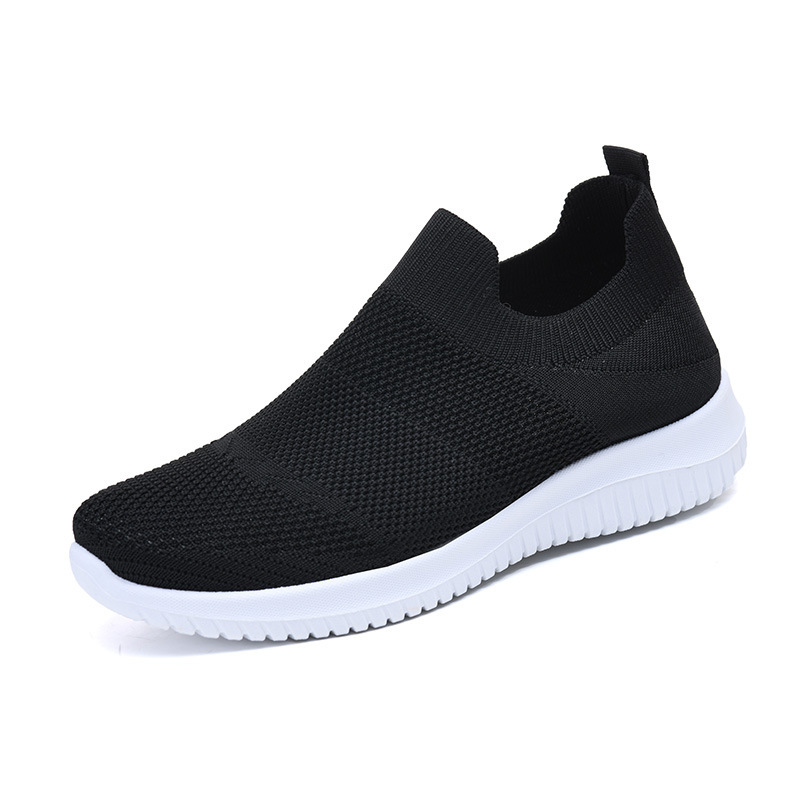One Step Women S Mom S Summer Flying Weave Breathable Single Lightweight Soft Sole Elderly Mesh Sports Shoes Ddmysaturn