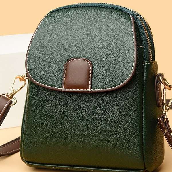 Fashionable single shoulder small trendy women's mobile phone bag, versatile crossbody, lightweight, versatile, high-end mini bag for going out
