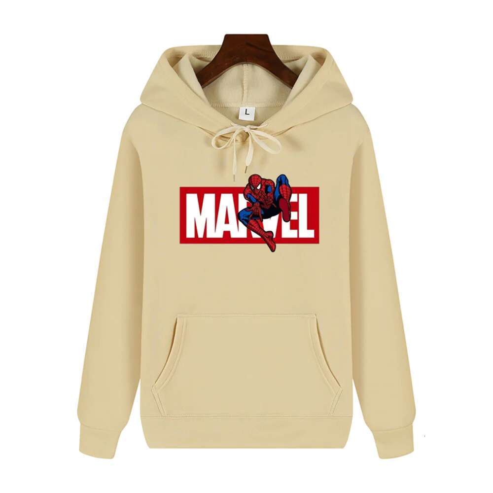 Autumn and spring comfortable soft thickened Spider-Man printed men's high quality casual fashion warm street hoodie fashion clothing women