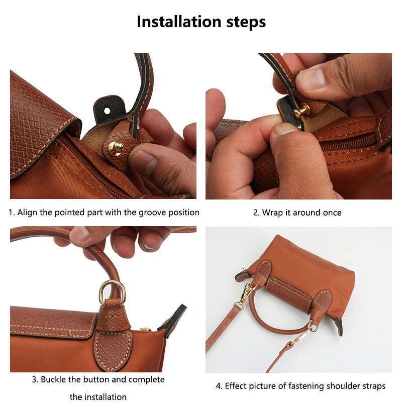 Bag Straps Set For Leather Accessories Diy Mini Transformation Punch Free Shoulder Crossbody Conversion 100-120Cm