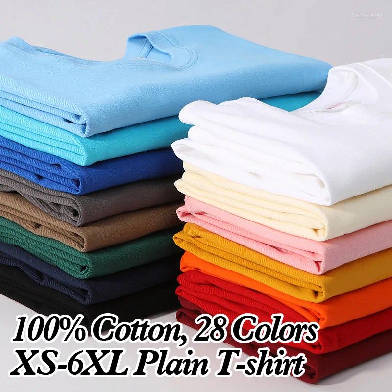 Men's T Shirts Cotton Shirt Men Short Sleeve Tee Brand Solid Tops Casual Plain Tshirt Women Quality Unisex Clothing 7oz 200gsm