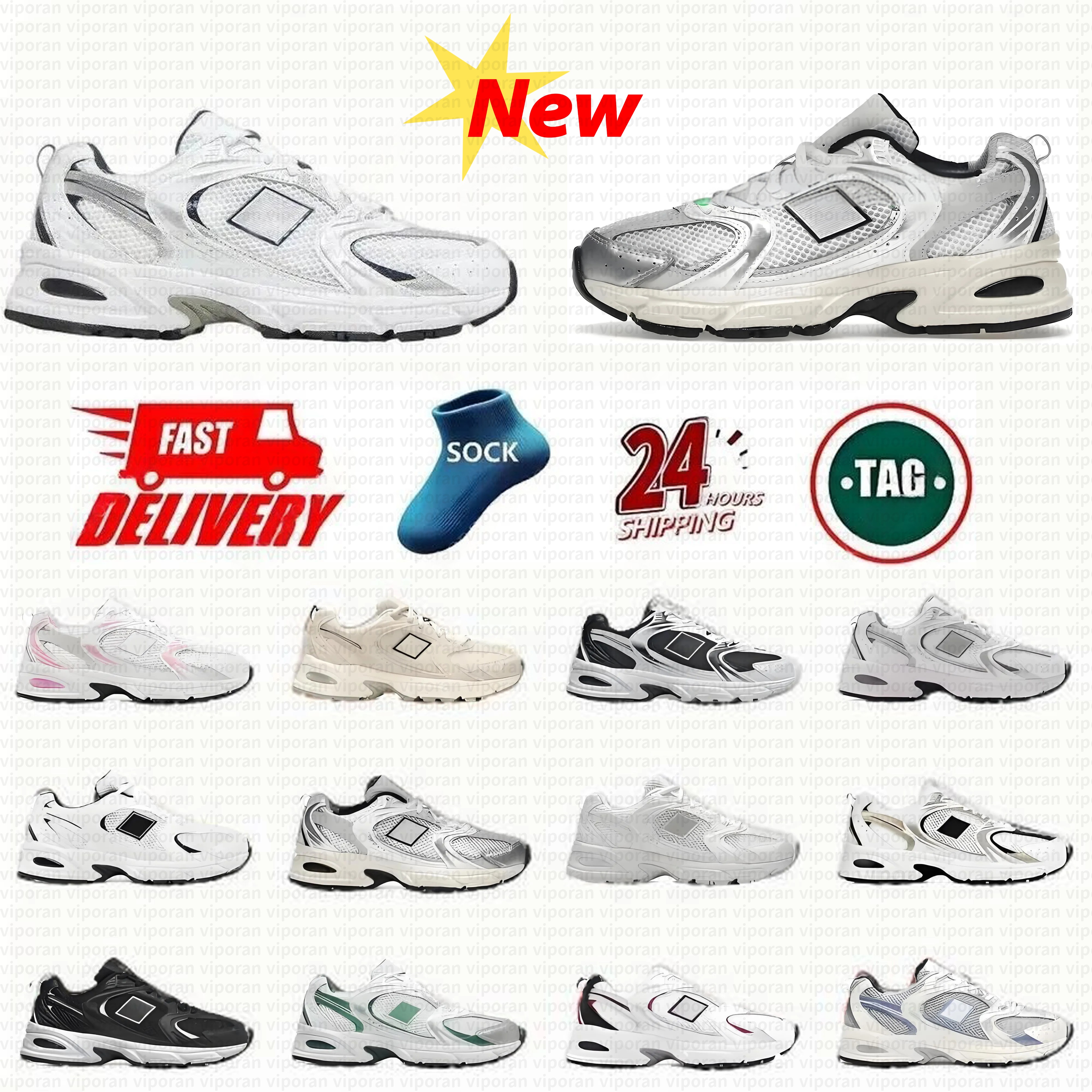 Designer New 530 Sneakers Shoes Women Men Outdoor Running shoes Casual Sports Men Breathable Mesh Trainers Unisex Zapatos Black White Womens Mens Sneakers Eur 36-45