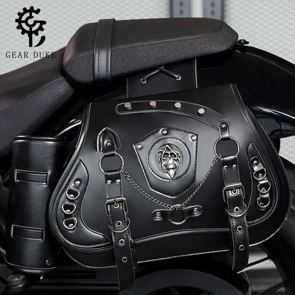 Punk style Harley hanging motorcycle rock modification bag suitable for multiple models