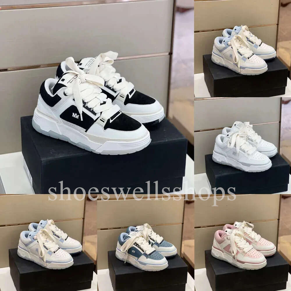 Desinger shoes Luxury Shoes MA-1 Sneakers Chunky Platform Trainers Alabaster White Black Blue Pink Mens Sports Sneakers Leather outdoors Trainers Sneakers