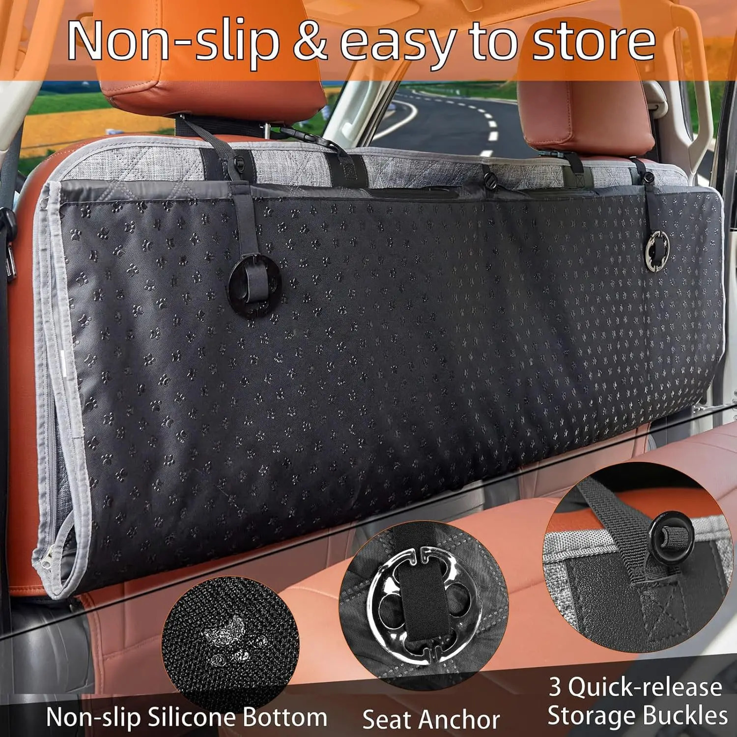 dog mats pets car rear seats car covers pet seats waterproof and dustproof mats 250427