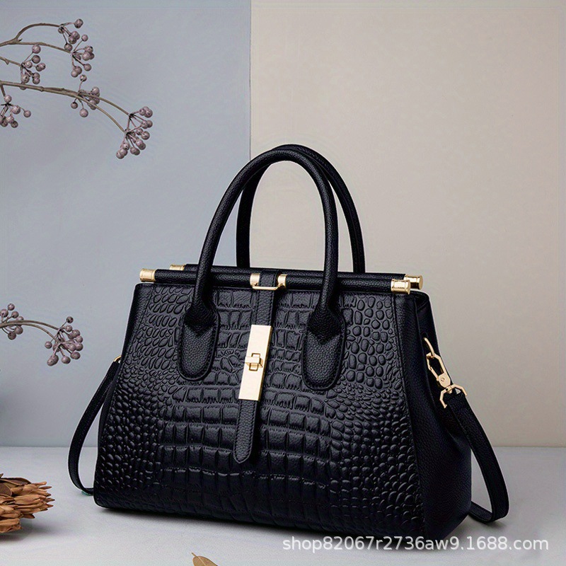 Versatile women's middle-aged mother tote bag, new fashionable and atmospheric handbag