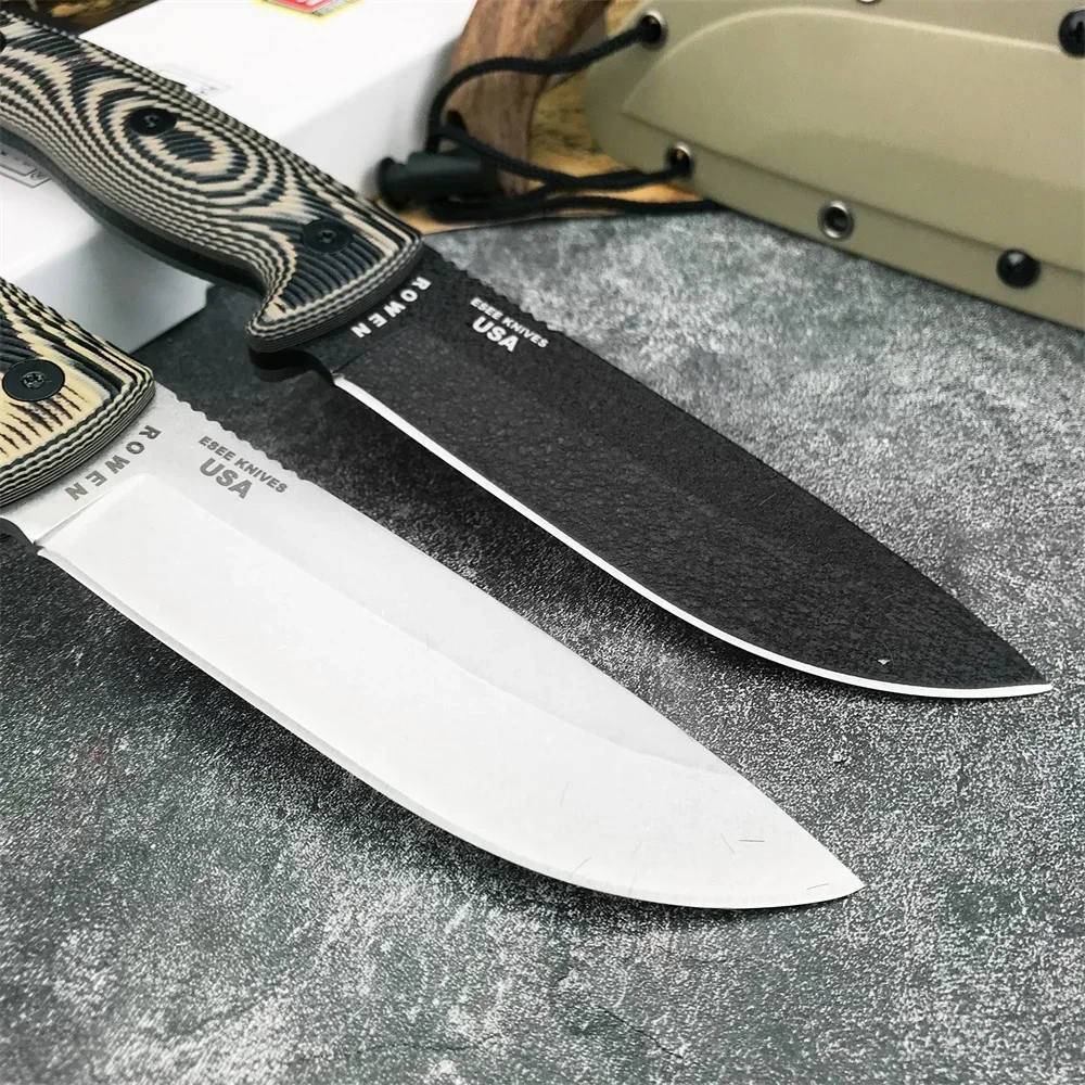 ESEE-5 Multitools Bushcraft Hunting Fixed Blade Knife D2 Steel G10 Handle Outdoor Camping Cutting Tools EDC Tactical Survival Combat Knives 3300 15600
