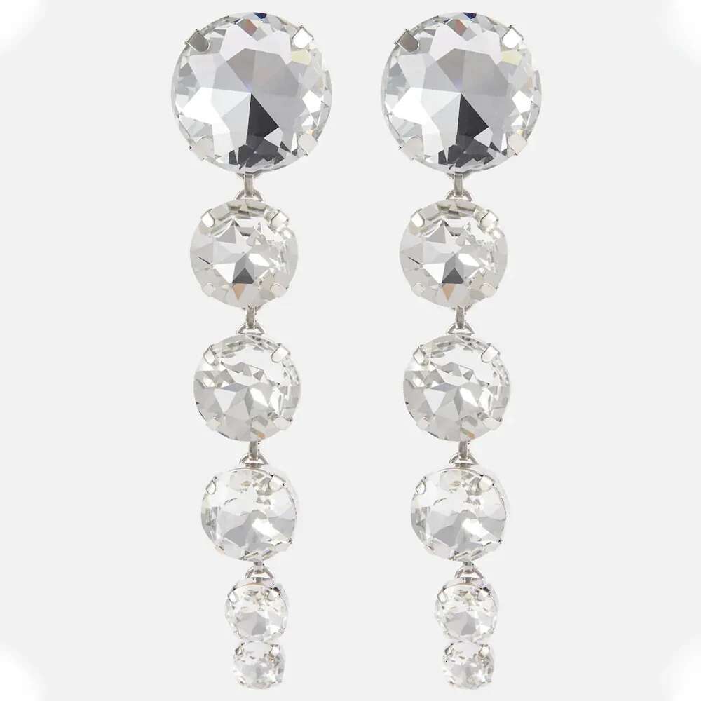 Stonefans Fashion Round Crystal Jewelry Sets Wedding Accessories Rhinestone Dubai Bridal Necklace Earrings Set For Women