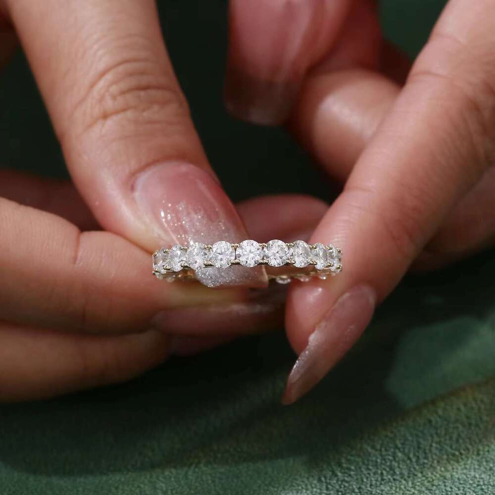 Simple luxurious labgrow eternal with unique design for both men and women, 14k gold filling ring, Valentine's Day wedding ring gift