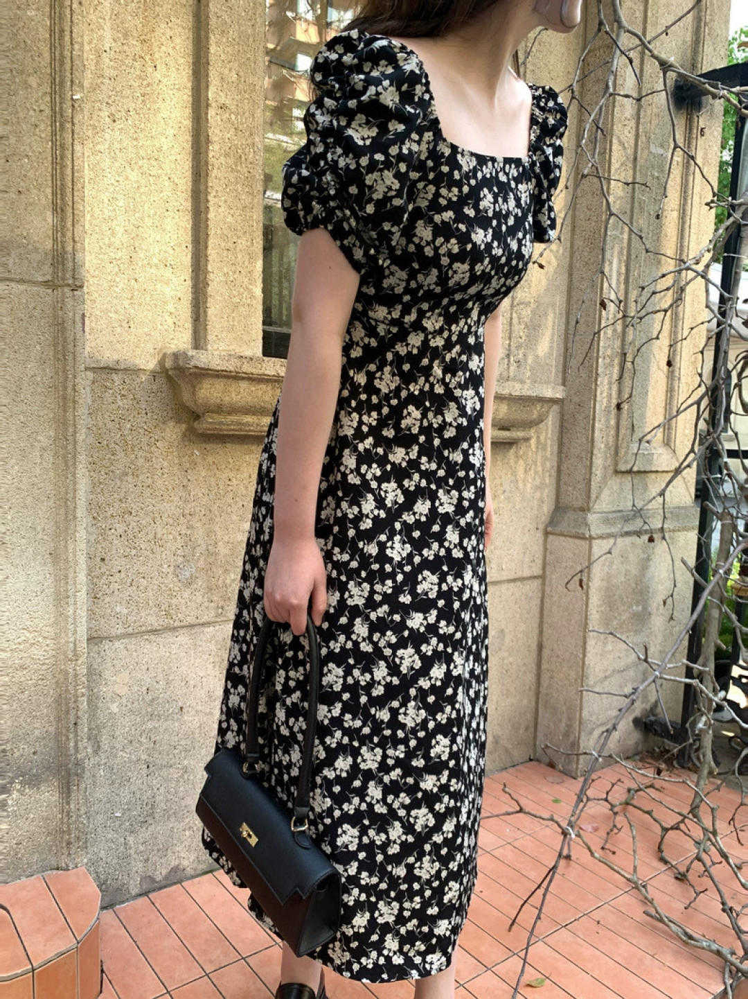 2025 Floral Dress Fashion Week Show Customized Fashion Tailored clothing womens Fashion Paris.M339