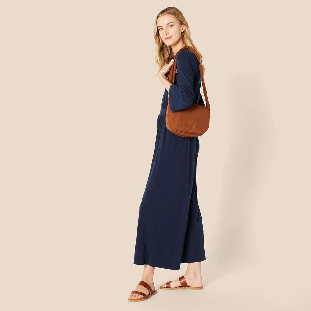 Women's nylon crossbody flip cover bag