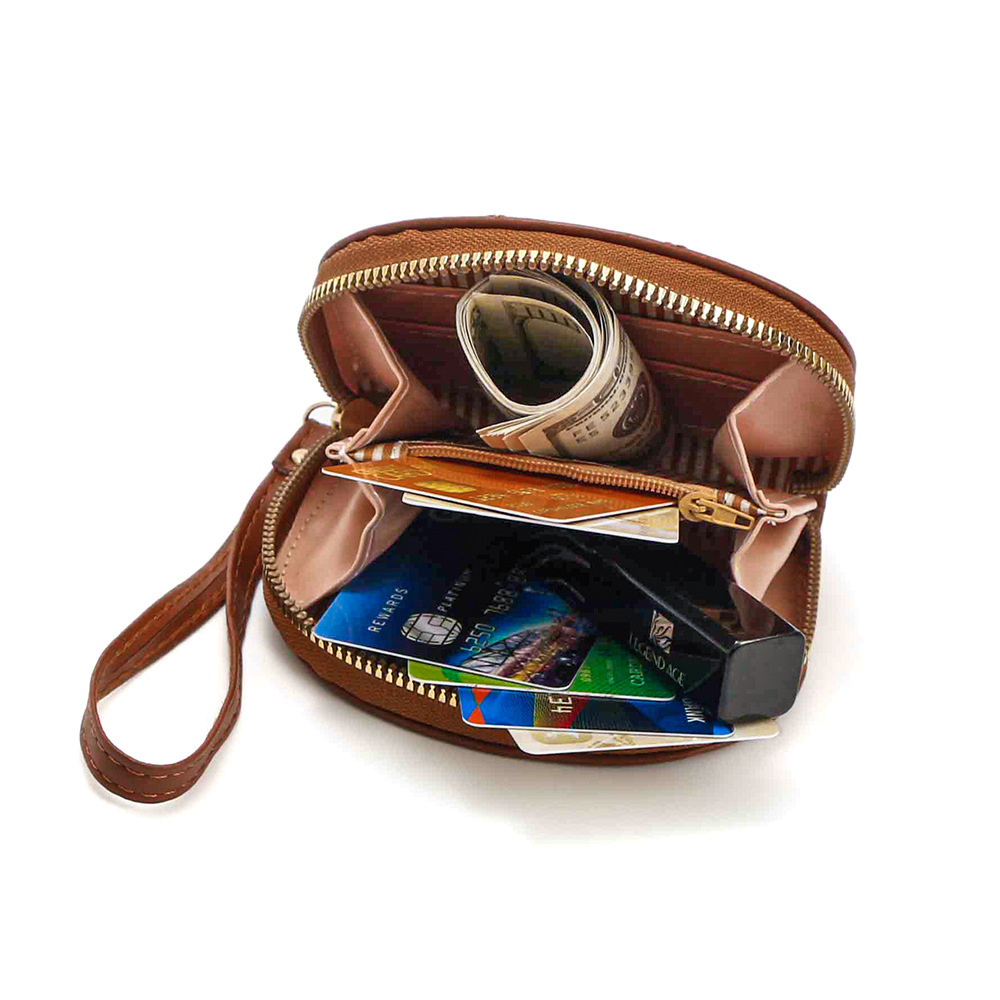 Designer Wallet Instagram Cartoon Cute Women S Wallet Mini Short Zipper Earphone Creative Embroidered Shell Storage Card Bag Luxury Wallet Key Pouch