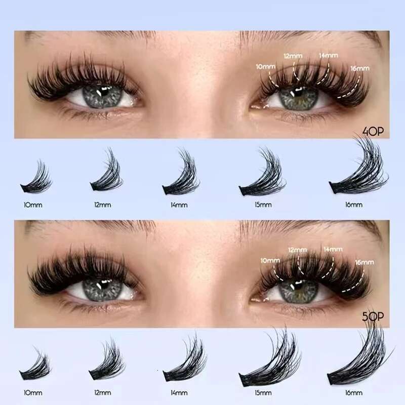 DIY Extension Kit Lash Bond and Seal Remover Eyelashes 200 PCS Clusters Makeup Tools for Lashes Gluing Glue