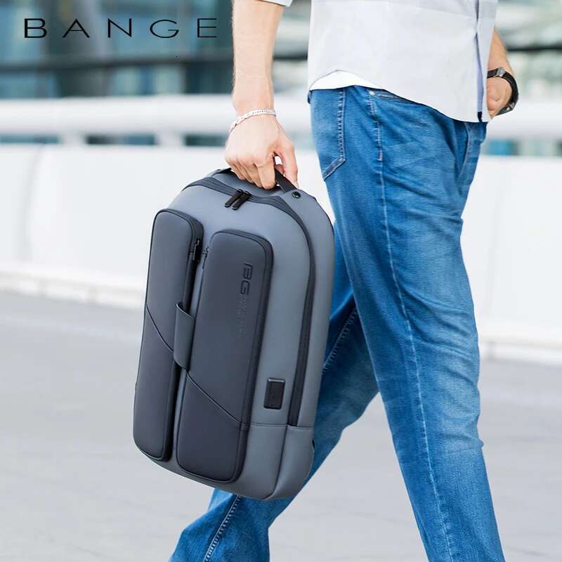 BANGE New Anti Theft Waterproof Laptop 15.6 Inch Daily Work Business Backpack School back pack mochila for Men