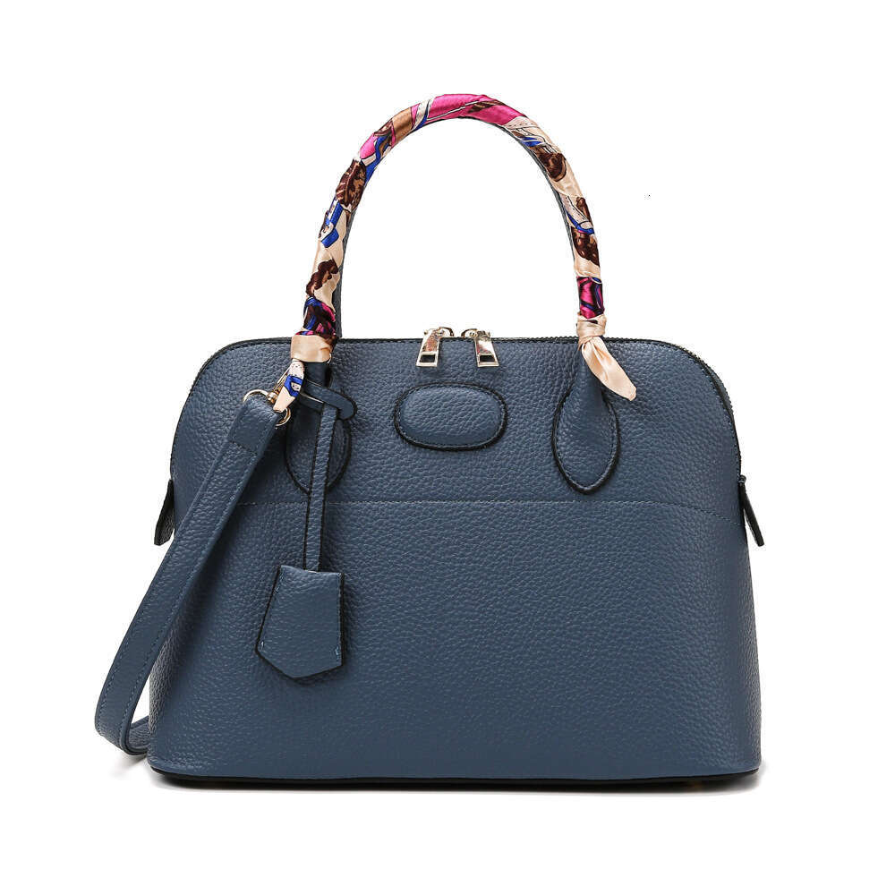 Litchi patterned shell new large capacity crossbody single shoulder texture bag, simple and trendy fashion bag