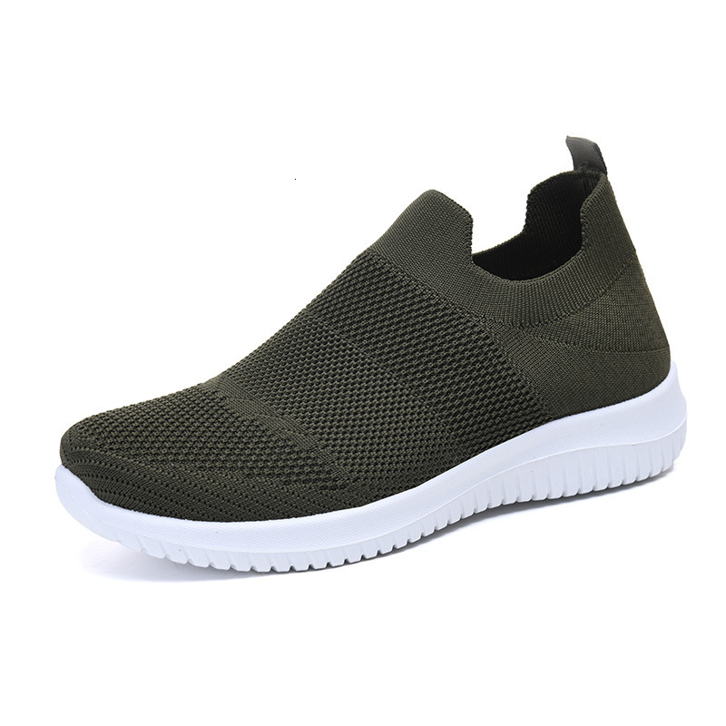One Step Women S Mom S Summer Flying Weave Breathable Single Lightweight Soft Sole Elderly Mesh Sports Shoes Ddmysaturn