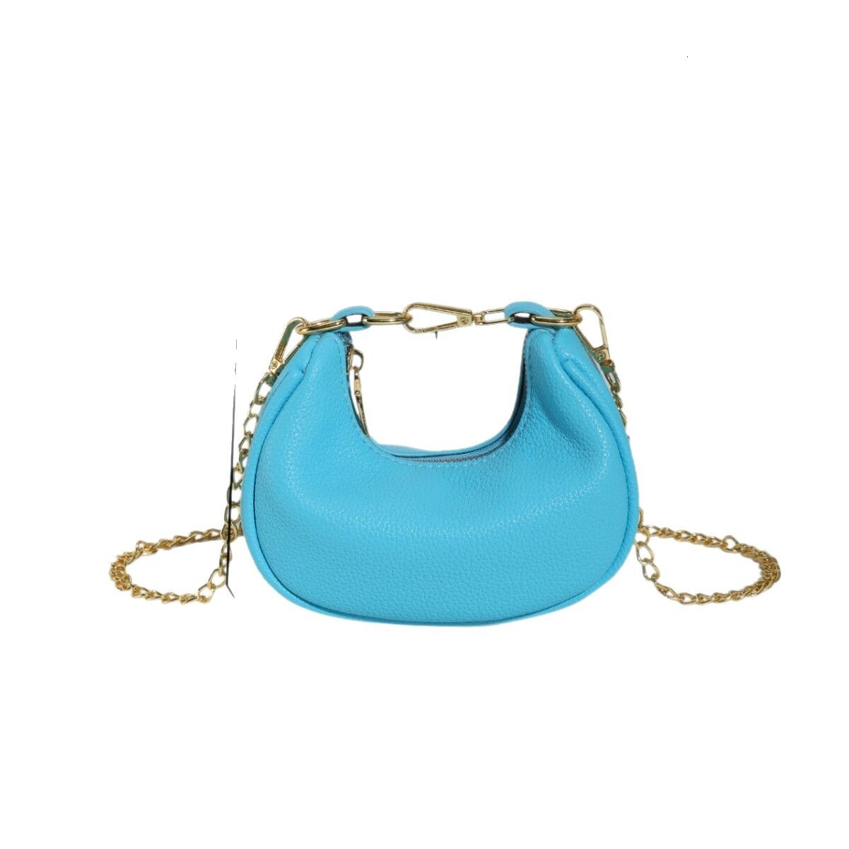 Mini shoulder crossbody dumpling women's 2024 chain crescent bag, fashionable handbag