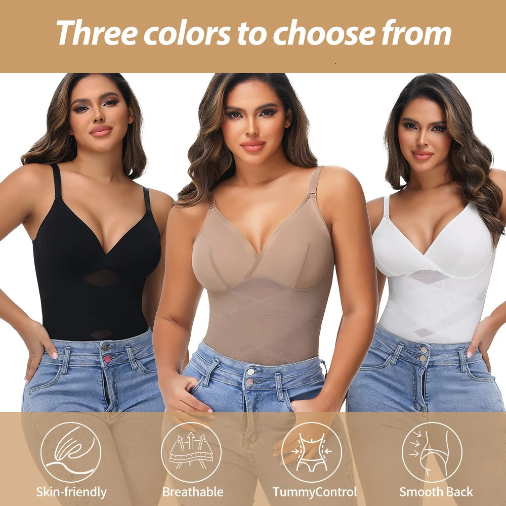 Womens cross abdominal control shaping clothing sexy mesh weight loss waist fabric tight fitting clothes thin breast cups body buttocks lifting machin