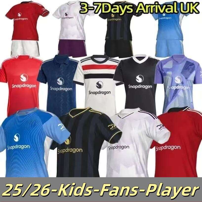 24 25 26 United Soccer Jerseys GARNACHO HOJLUND MARTINEZ CASEMIRO football shirt B. FERNANDES men kids kits MAINOO ZIRKZEE YORO AMAD