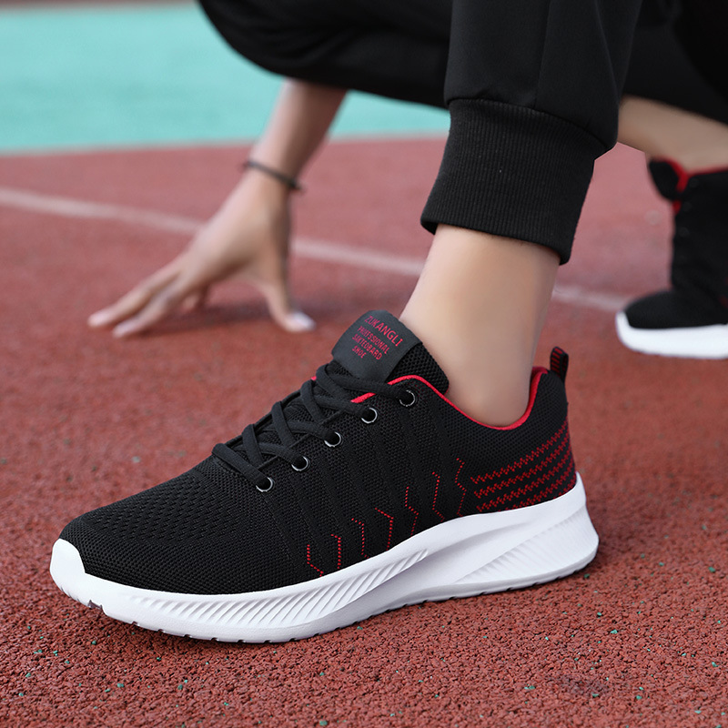 Mesh Breathable Sports Soft Lightweight Running Men S Thick Sole Comfortable Casual Travel Shoes Ddmysaturn