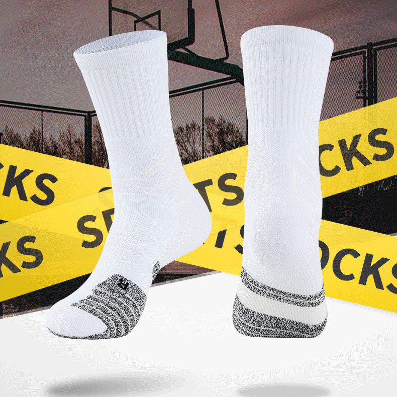 Basketball arbitrary loops, anti slip yarn on soles of the feet, student training sports that can be added with football socks OEM