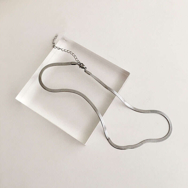 Temu jewelry simple long creative winding snake bone chain tassel necklace for women