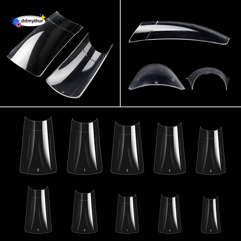 ddmythur Misscheering 500pcs/bag Duck Bill Nail Acrylic False Tips Press On Shaped Fake Nails With Gel DIY Manicure Tools ddmythur