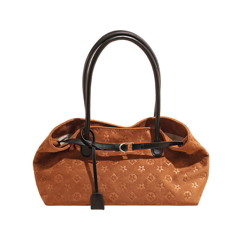 Fashion Womens Large Capacity Tote Bags Vintage Handbag Women Ladies Simple Elegant Shoulder Bag Autumn Winter New Fashion Versatile Soft Bag H260320
