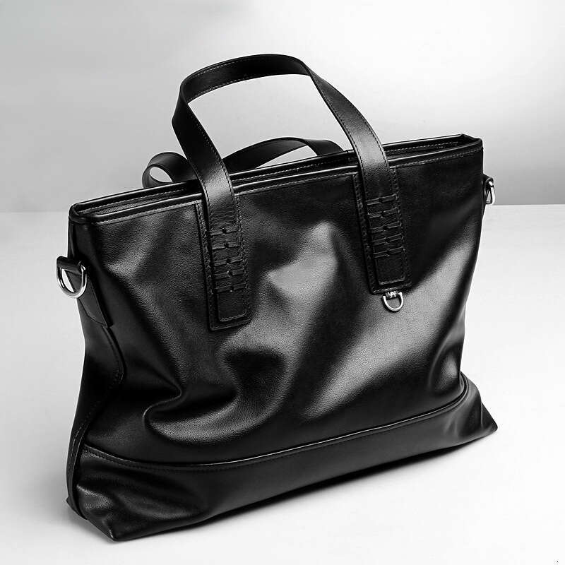 Luxury Bags Designer Fashion Totes Business Top Handle Bags Lightweight Commuter Shoulder Bags Top Cowhide Leather Premium Feel Men's Leather Bri