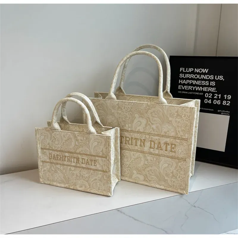 bag handbag tote bag shoulder bag printing multi color large capacity shopping bag daily commuter large bag travel bag totes