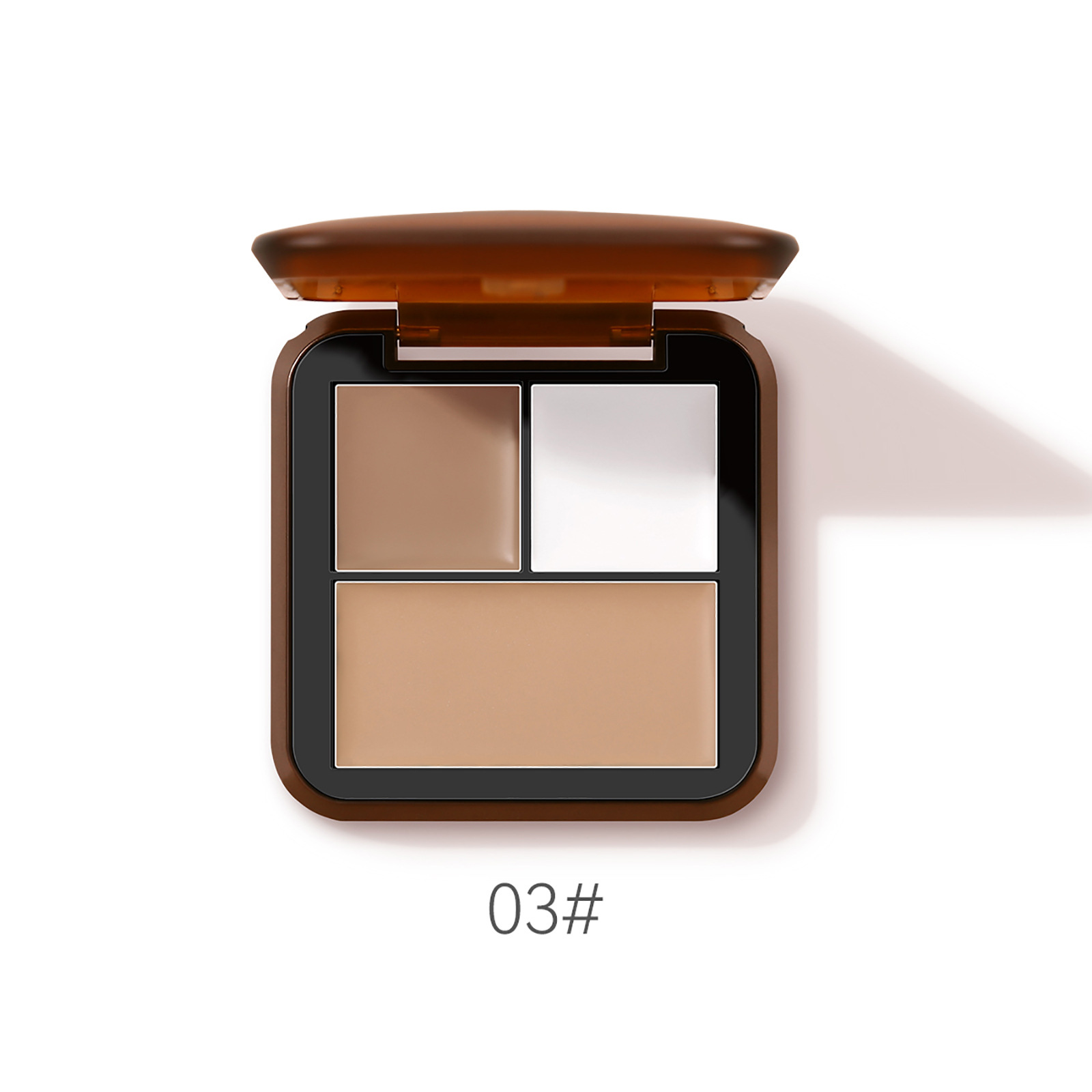 2 Darkening makeup and contouring tray high-gloss contour three dimensional nose shadow repair powder Concealer cosmetics 240627