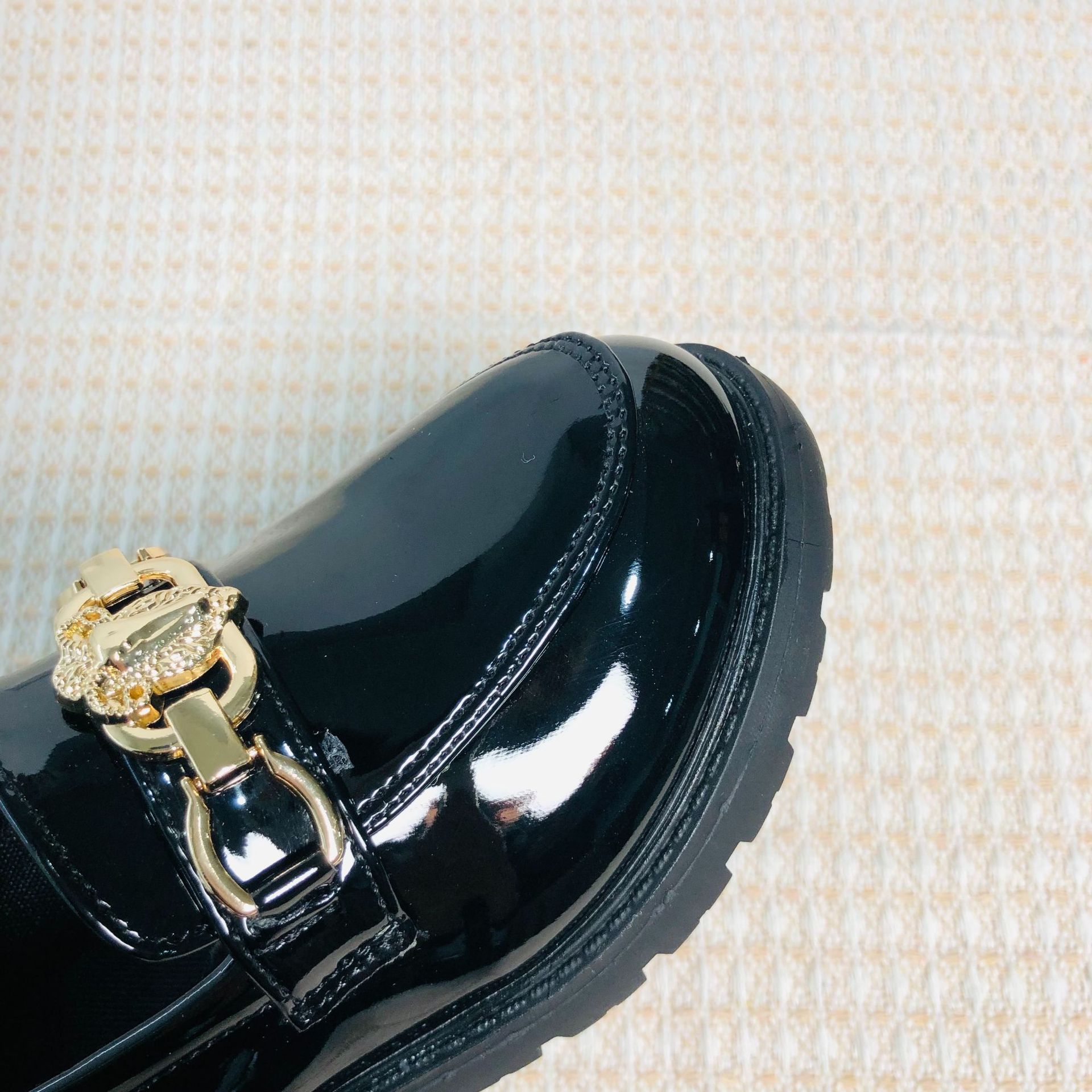 Children Loafers Shoes Boys Flat Sneakers Kids Casual Shoes Toddler Outdoor Lace-up Breathable Shoes Soft Bottom Solid Color Sizes US5.5C-US7Y K0854